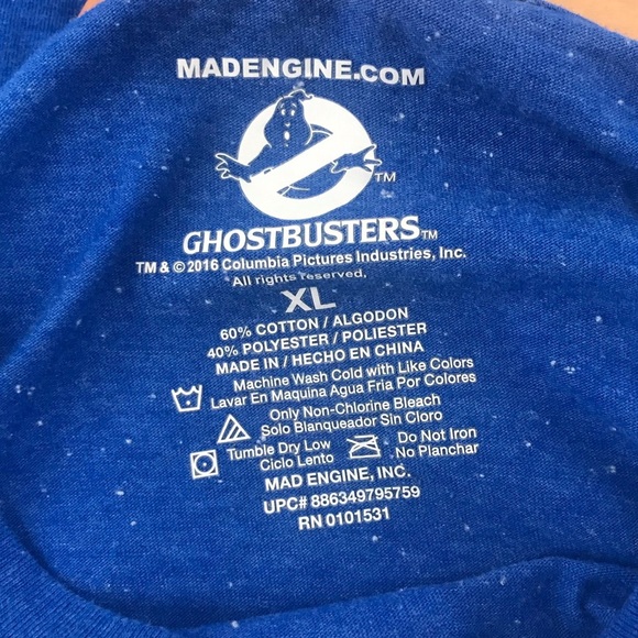 🍄4 for $35 Ghost Busters Vintage Look Unisex Speckled Tee - Picture 5 of 5